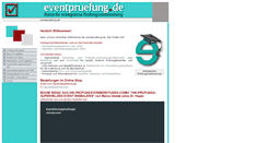 Desktop Screenshot of eventpruefung.de