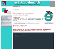 Tablet Screenshot of eventpruefung.de